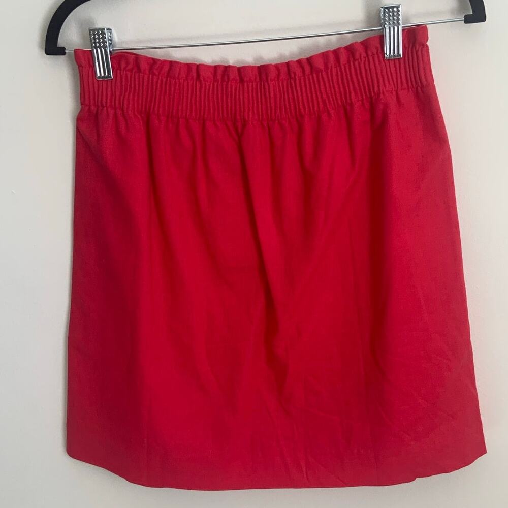 J. Crew Cotton Blend Pull on skirt size 4 - Picture 3 of 6